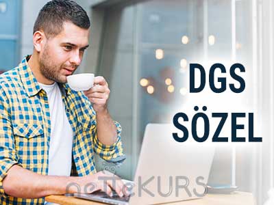 2025 Temmuz Online DGS Kursu Sözel Türkçe Dersleri, DGS Kursu Sözel Türkçe Dersleri Uzaktan Eğitim Dersleri